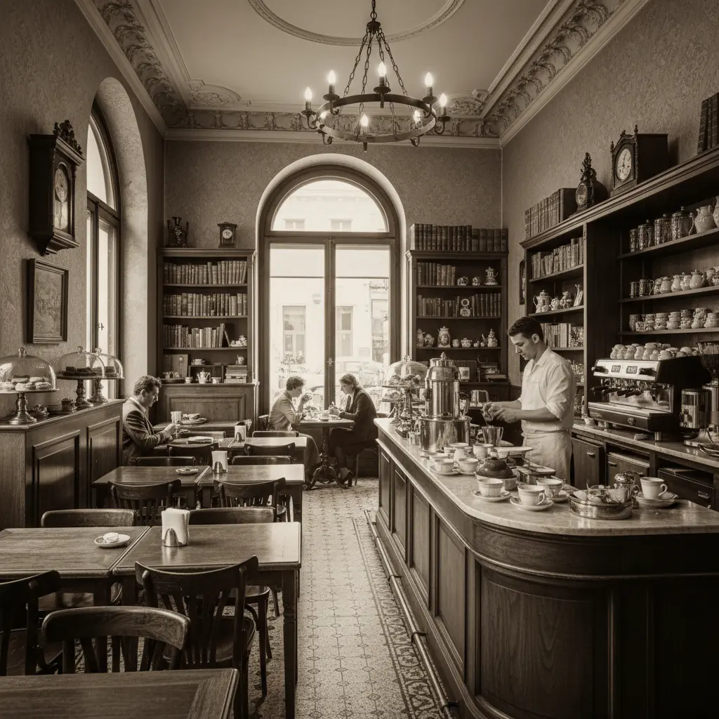 Historisches Restaurant Interieur